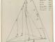PLAN DE VOILURE/GREEMENT - BALEINIERE 7,75 M NIDJOUM (1952)