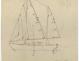PLAN DE VOILURE/GREEMENT - St Michaël balenière de 9.25 m (1954)