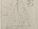 PLAN DE VOILURE/GREEMENT - GELINOTTE  COURSE CROISIERE 10,50 M (1955)