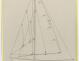 PLAN DE VOILURE/GREEMENT - CRUISER  13,50 M (1956)