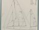 PLAN DE VOILURE/GREEMENT - CRUISER  13,50 M (1956)