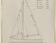 PLAN DE VOILURE/GREEMENT - DENTY SLOOP  6,25 m (1957)