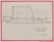 PLAN DE DERIVE/QUILLE - FANTASQUE MOTOR SAILOR  10,50 m (1960)