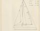 PLAN DE VOILURE/GREEMENT - LA VAGABONDE SLOOP DE 7,50 m (1960)