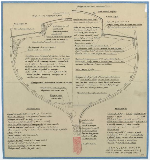 PLAN DE CONSTRUCTION - AQUILON (1952)