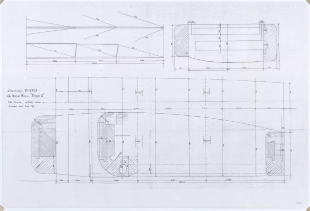 PLAN DE VOILURE/GREEMENT - ELOISE II (1957) PLAN DE VOILURE/GREEMENT - ELOISE II (1957)