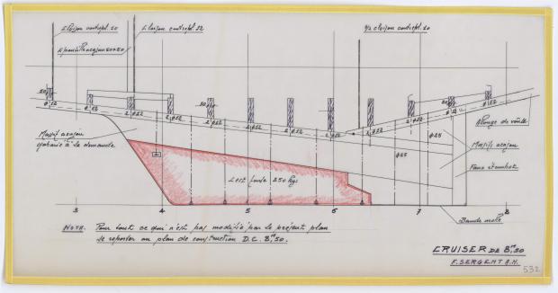 PLAN DE CONSTRUCTION - DEJA   CRUISER 8,50 m (1957)