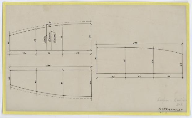 PLAN DE CONSTRUCTION - SUPER BONITE 8,50 m (1959) PLAN DE CONSTRUCTION - SUPER BONITE 8,50 m (1959)
