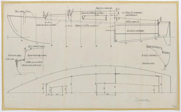 PLAN DE CONSTRUCTION - DORADE (1959) PLAN DE CONSTRUCTION - DORADE (1959)