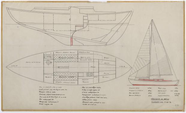 PLAN GENERAL - TALLY-HO CRUISER 10,25 m (1960) PLAN GENERAL - TALLY-HO CRUISER 10,25 m (1960)