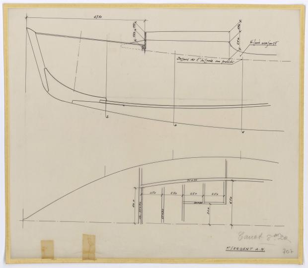 PLAN DE CONSTRUCTION - LOCTUDY 5,20 m (1960) PLAN DE CONSTRUCTION - LOCTUDY 5,20 m (1960)
