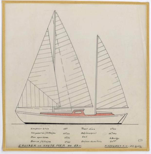 PLAN GENERAL - PATRICIA III CRUISER Hte mer 13 m (1962) PLAN GENERAL - PATRICIA III CRUISER Hte mer 13 m (1962)