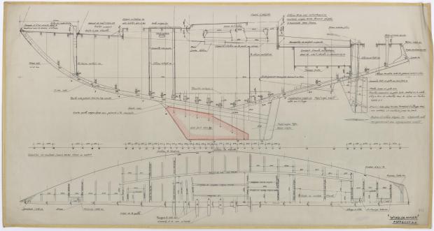 PLAN DE CONSTRUCTION - WINDJAMMER 10 M (1962) PLAN DE CONSTRUCTION - WINDJAMMER 10 M (1962)