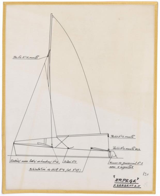 PLAN GENERAL - ARPEGE DERIVEUR 4 M (1963) PLAN GENERAL - ARPEGE DERIVEUR 4 M (1963)