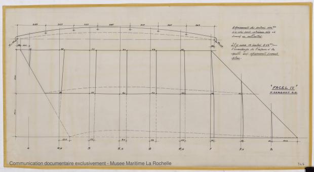 PLAN DE DERIVE/QUILLE - Thetis III , Facel IV & Ste Anne IV 11,50 m (1964) PLAN DE DERIVE/QUILLE - Thetis III , Facel IV & Ste Anne IV 11,50 m (1964)