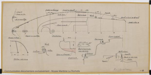 PLAN DE CONSTRUCTION - Explorateur peche promenade 5,76 m (1966) PLAN DE CONSTRUCTION - Explorateur peche promenade 5,76 m (1966)