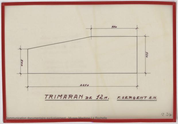 PLAN DE CONSTRUCTION - Puka-Puka Trimaran 12 m (1971)