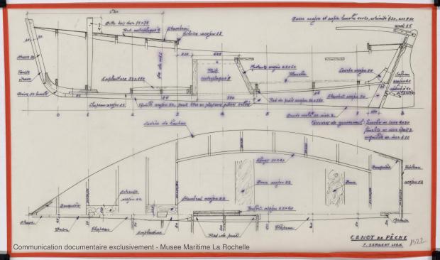 PLAN DE CONSTRUCTION - Canot de peche 6,25 m 1975 (1975)