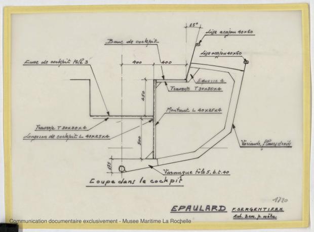 PLAN DE CONSTRUCTION - Epaulard 12,50 m (1978) PLAN DE CONSTRUCTION - Epaulard 12,50 m (1978)